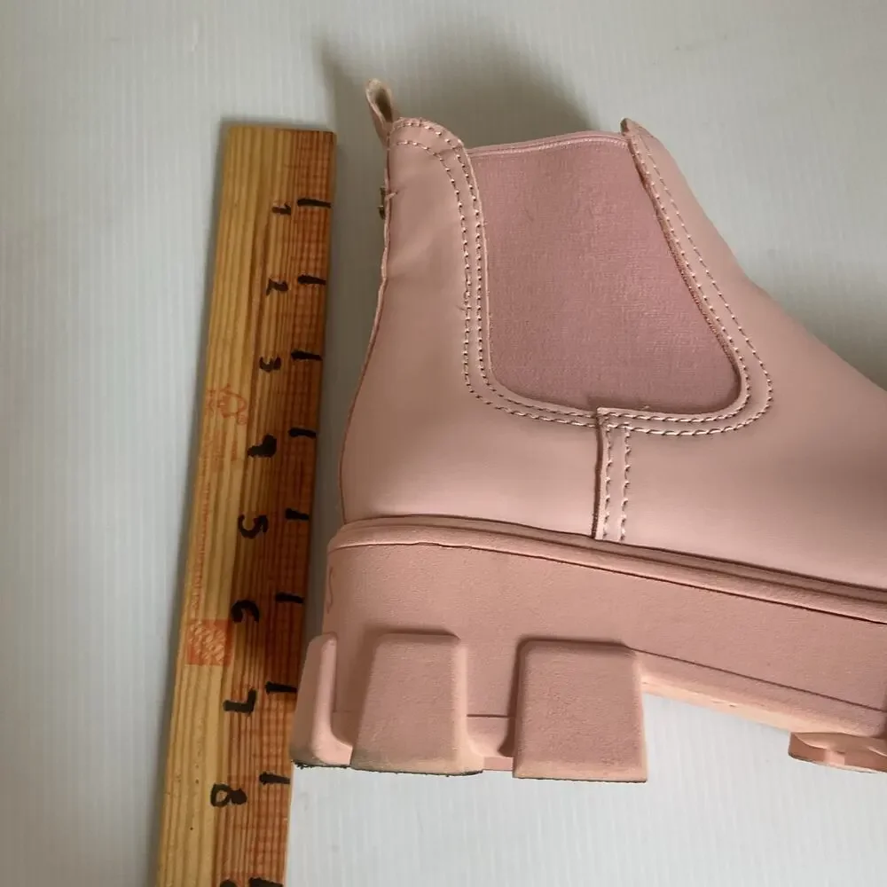 Circus NY Pink Platform Chelsea Boots Women’s 6.5 Chunky Sole Ankle